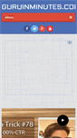 Mobile Screenshot of guruinminutes.com